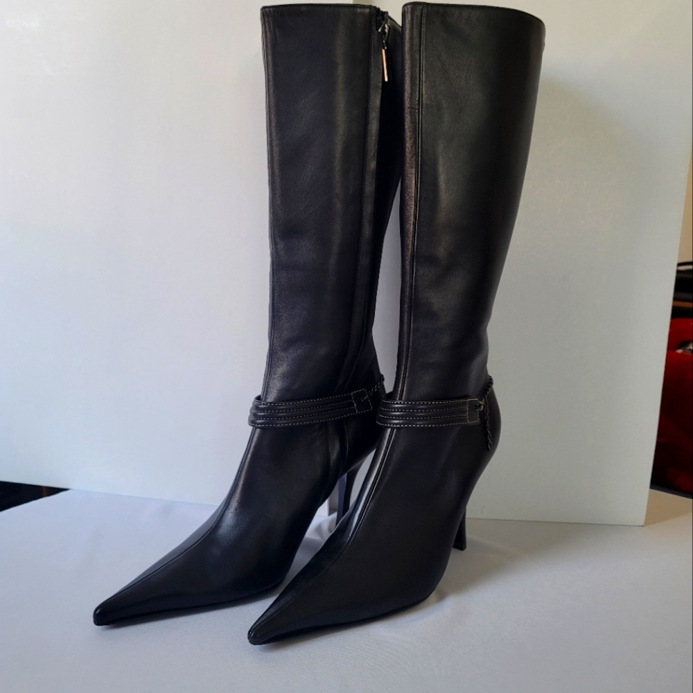 NWOT Bruno Magli Knee-High Boots Size 37 EU Made in Italy - Picture 15 of 16